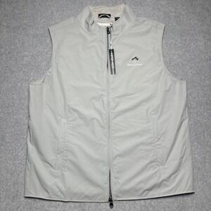 Viper Nylon Golf Vest‎ Gray Full Zip Rancho Las Palmas NEW men's Large